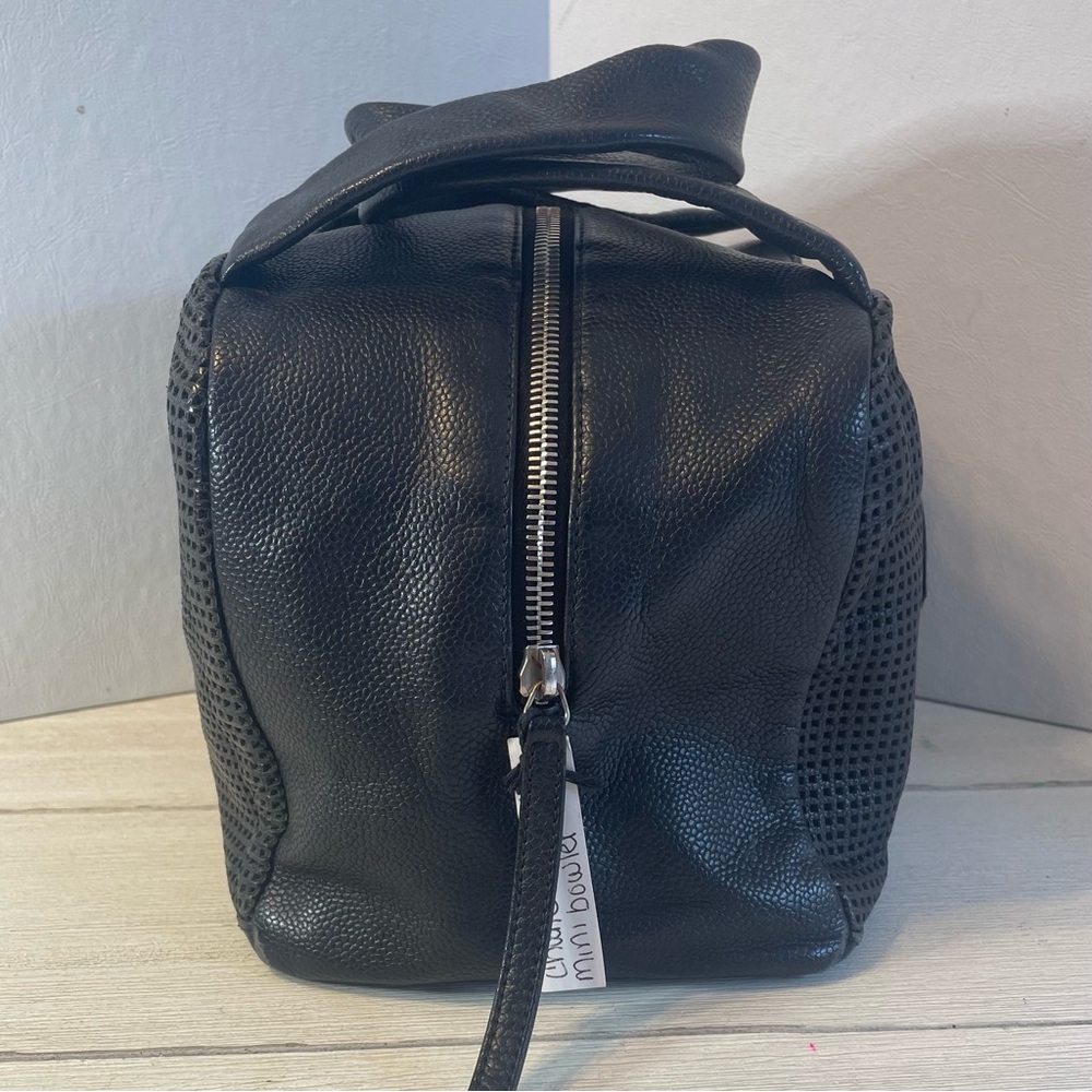 CHANEL Black Perforated Mini Bowler - Picture 2 of 5